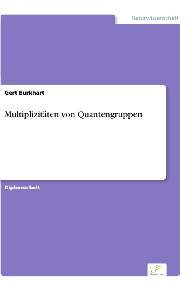 Titel: Multiplizitäten von Quantengruppen