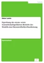 Titel: Erprobung des strom- sowie wärmebedarfsgeführten Betriebs des Modells einer Brennstoffzellen-Hausheizung