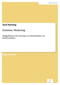 Titel: Database Marketing