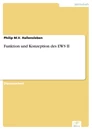 Titel: Funktion und Konzeption des EWS II