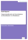 Titel: Organozinnalkoxide mit Donorfunktion zur Koordination von Metallionen
