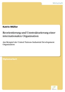 Titel: Reorientierung und Umstrukturierung einer internationalen Organisation