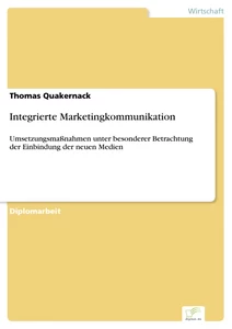 Titel: Integrierte Marketingkommunikation