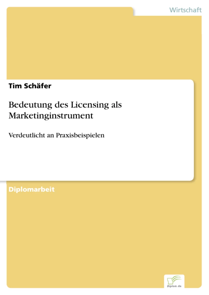 Titel: Bedeutung des Licensing als Marketinginstrument