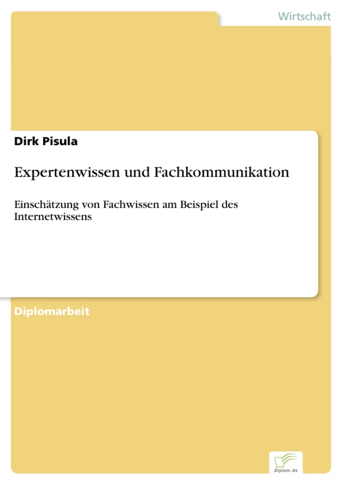 Titel: Expertenwissen und Fachkommunikation