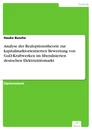 Titel: Analyse der Realoptionstheorie zur kapitalmarktorientierten Bewertung von GuD-Kraftwerken im liberalisierten deutschen Elektrizitätsmarkt