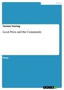 Title: Local Press and the Community