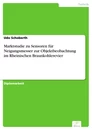 Titel: Marktstudie zu Sensoren für Neigungsmesser zur Objektbeobachtung im Rheinischen Braunkohlerevier