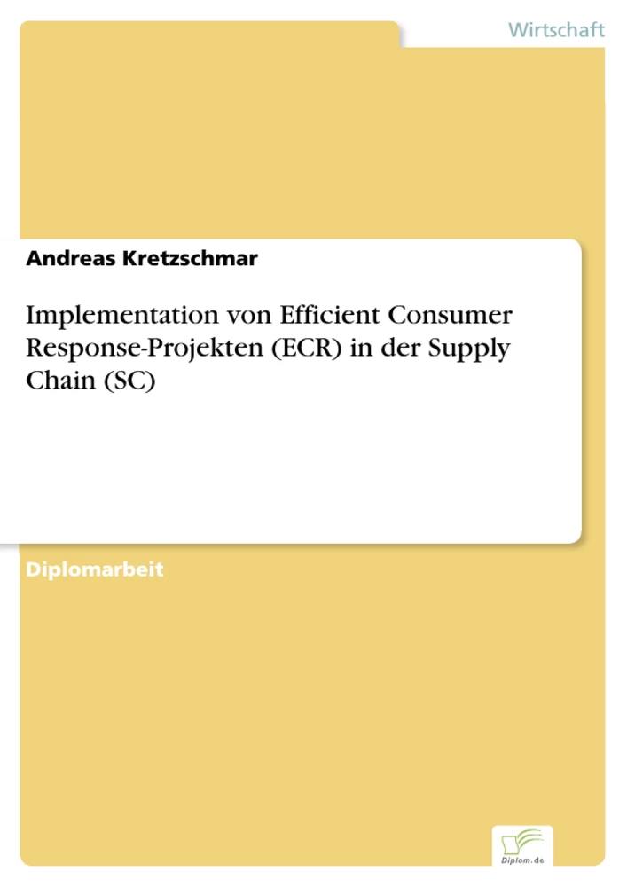 Titel: Implementation von Efficient Consumer Response-Projekten (ECR) in der Supply Chain (SC)