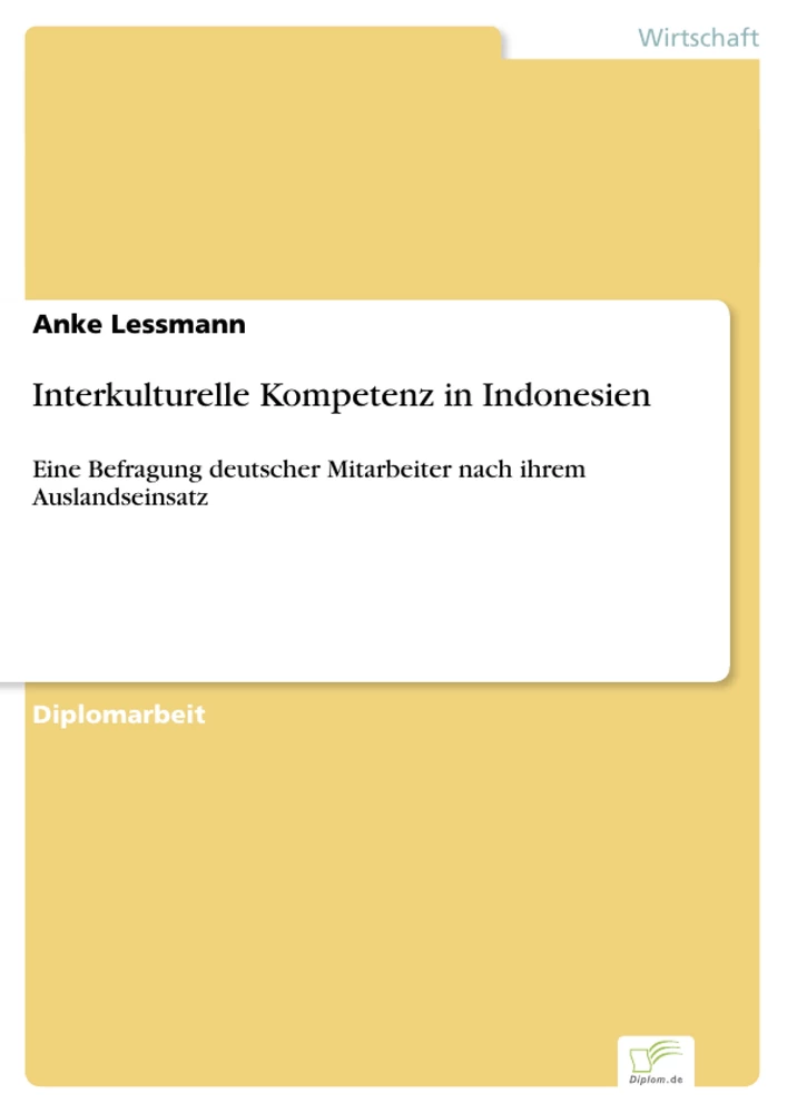 Titel: Interkulturelle Kompetenz in Indonesien
