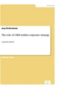 Titel: The role of CRM within corporate strategy