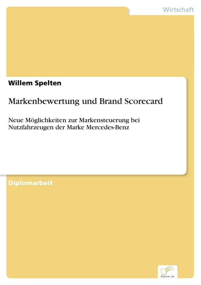 Titel: Markenbewertung und Brand Scorecard