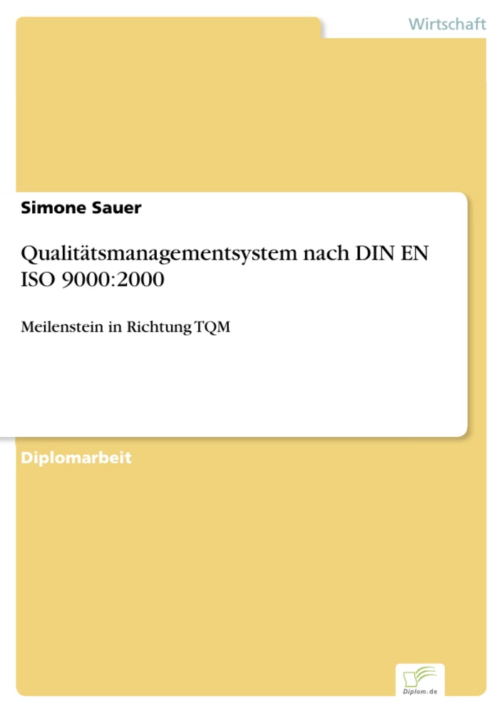 Titel: Qualitätsmanagementsystem nach DIN EN ISO 9000:2000