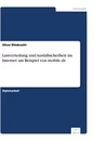 Titel: Lastverteilung und Ausfallsicherheit im Internet am Beispiel von mobile.de