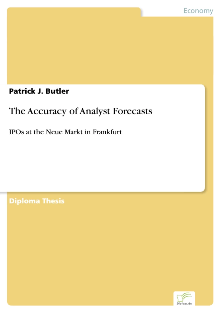 Titel: The Accuracy of Analyst Forecasts