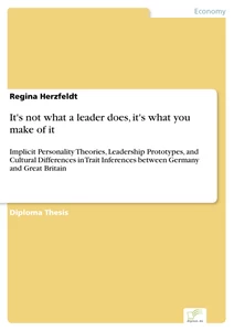 Titel: It's not what a leader does, it's what you make of it