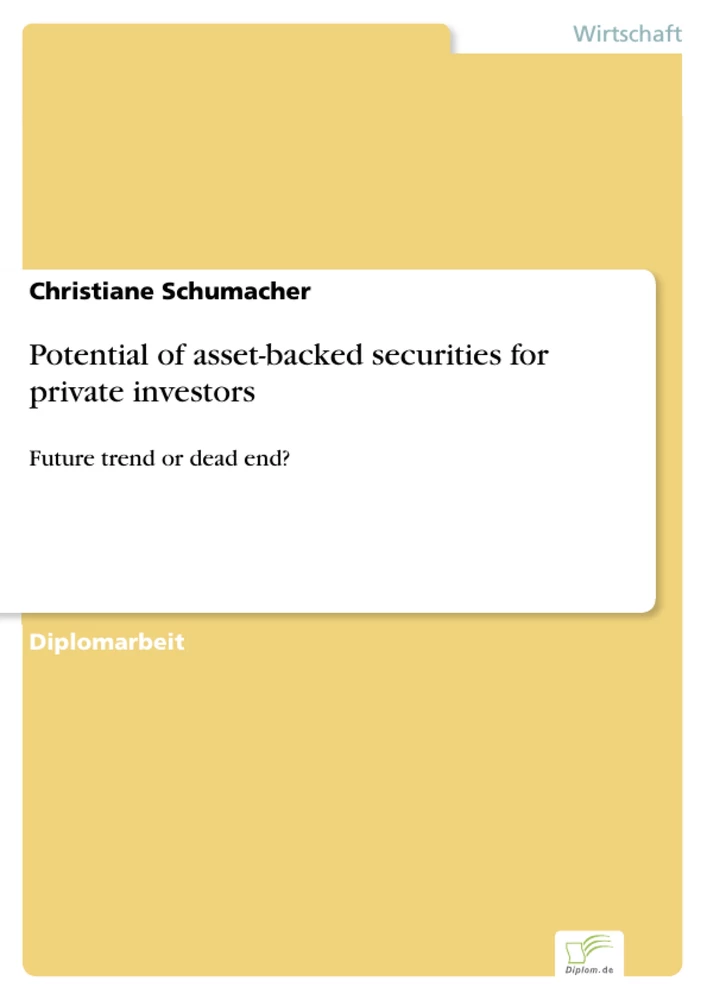 Titel: Potential of asset-backed securities for private investors