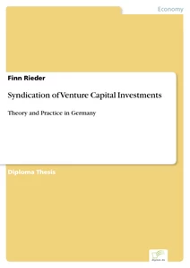 Titel: Syndication of Venture Capital Investments