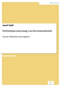 Titel: Performancemessung von Investmentfonds