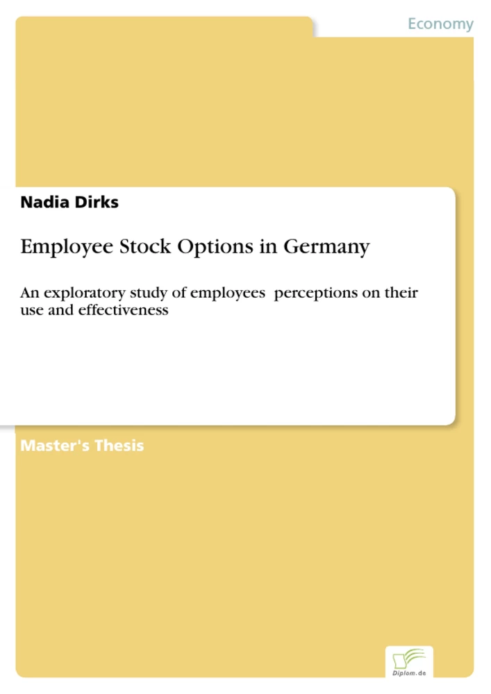 Titel: Employee Stock Options in Germany