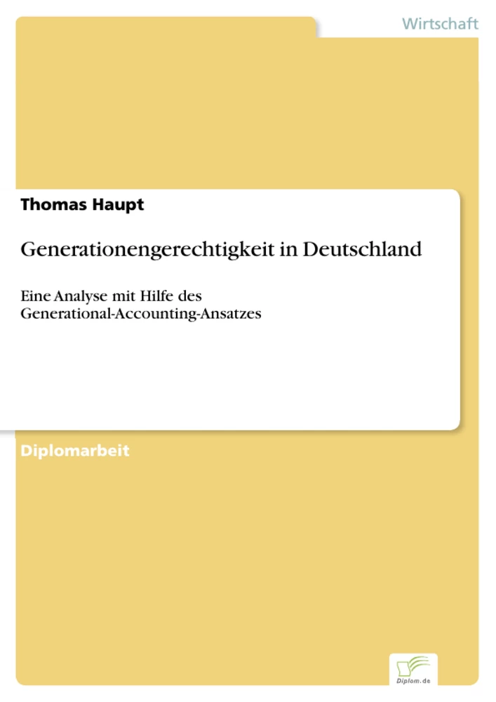 Titel: Generationengerechtigkeit in Deutschland