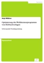 Titel: Optimierung des Weltliteraturprogramms von Hörbuchverlagen