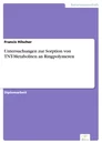Titel: Untersuchungen zur Sorption von TNT-Metaboliten an Ringpolymeren