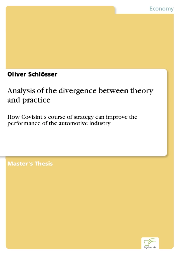 Titel: Analysis of the divergence between theory and practice
