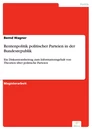 Titel: Rentenpolitik politischer Parteien in der Bundesrepublik