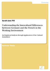 Titel: Understanding the Intercultural Differences between Germans and the French in the Working Environment