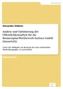 Titel: Analyse und Optimierung der Öffentlichkeitsarbeit für die Businessplan-Wettbewerb Sachsen GmbH (futureSAX)