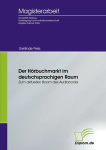 Titel: Der Hörbuchmarkt im deutschsprachigen Raum