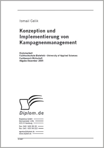 Titel: Konzeption und Implementierung von Kampagnenmanagement