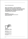 Titel: Über den Einfluss unterschiedlicher Arbeitsformen (Laufband, Fahrradergometer und Stepper) auf hämodynamische und metabolische Parameter