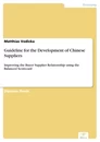 Titel: Guideline for the Development of Chinese Suppliers