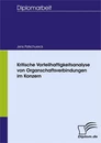 Titel: Kritische Vorteilhaftigkeitsanalyse von Organschaftsverbindungen im Konzern