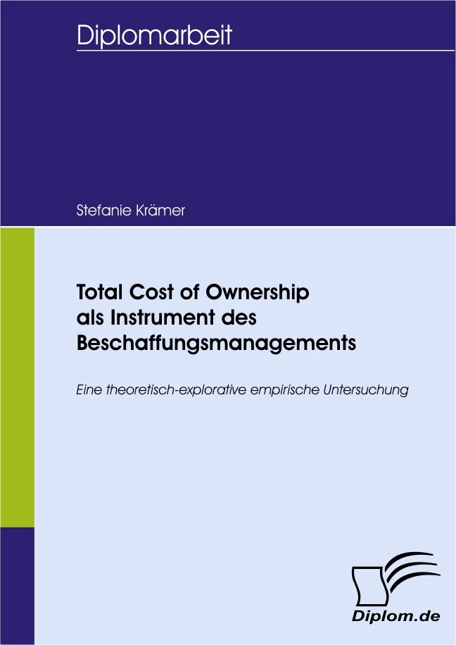 Titel: Total Cost of Ownership als Instrument des Beschaffungsmanagements