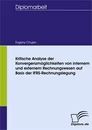 Titel: Kritische Analyse der Konvergenzmöglichkeiten von internem und externem Rechnungswesen auf Basis der IFRS-Rechnungslegung