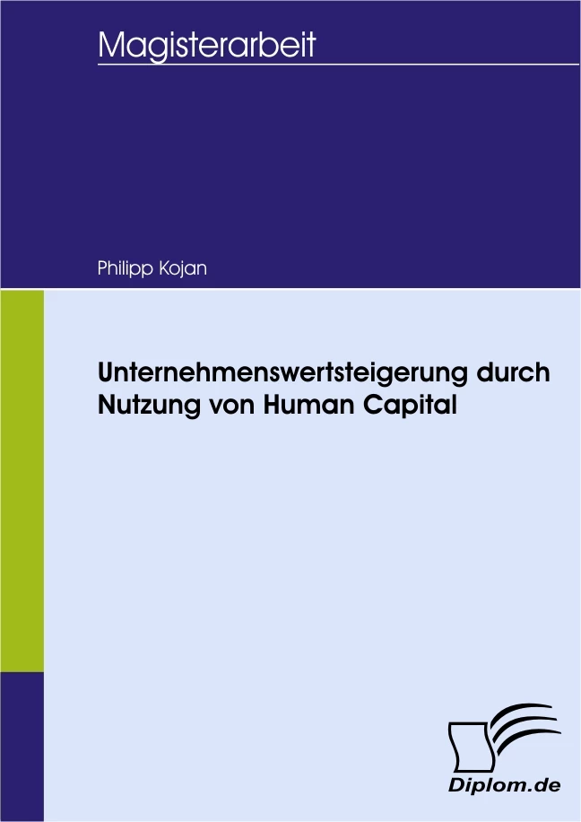 Titel: Unternehmenswertsteigerung durch Nutzung von Human Capital
