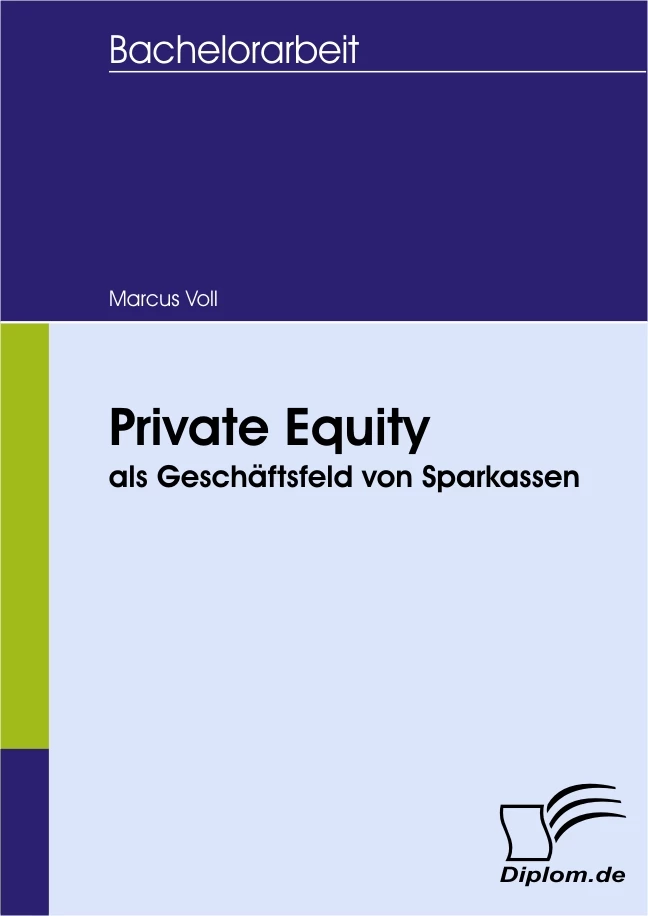 Titel: Private Equity als Geschäftsfeld von Sparkassen