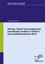 Titel: Genese, Verlauf und Ausgang des bewaffneten Konflikts in Osttimor aus konflikttheoretischer Sicht