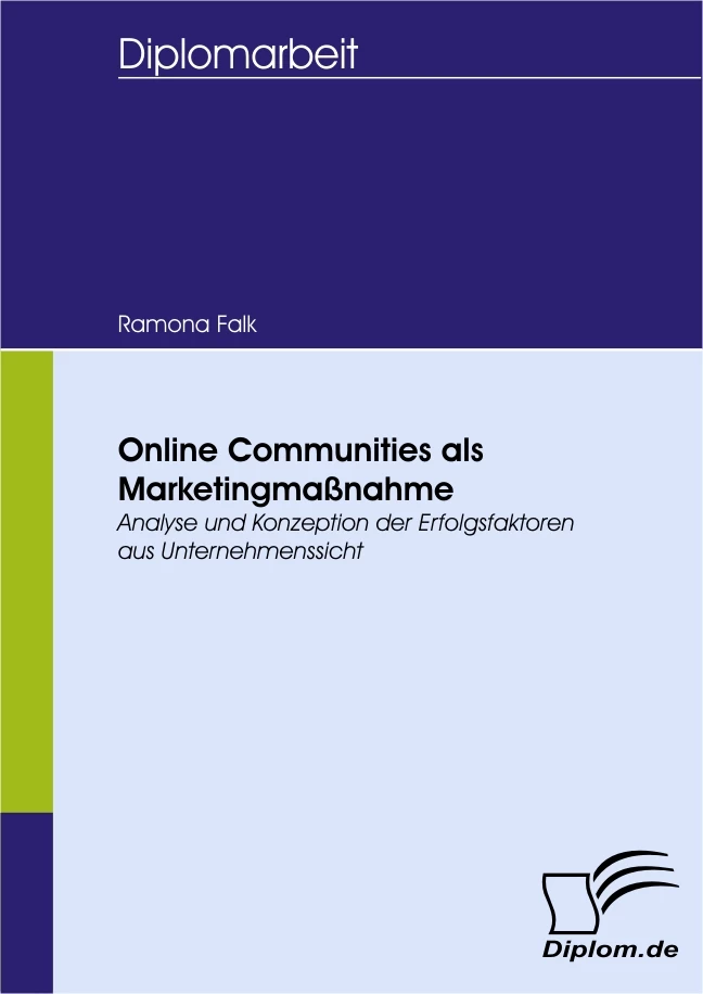 Titel: Online Communities als Marketingmaßnahme