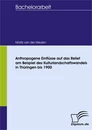 Titel: Anthropogene Einflüsse auf das Relief in landwirtschaftlich geprägten Räumen am Beispiel des Kulturlandschaftswandels in Thüringen bis 1900