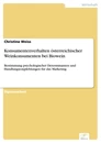 Titel: Konsumentenverhalten österreichischer Weinkonsumenten bei Biowein