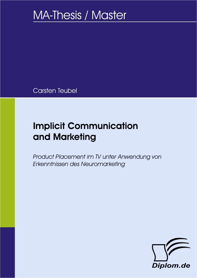 Titel: Implicit Communication and Marketing