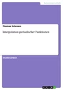 Title: Interpolation periodischer Funktionen
