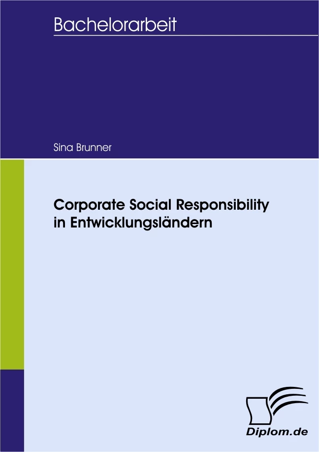 Titel: Corporate Social Responsibility in Entwicklungsländern
