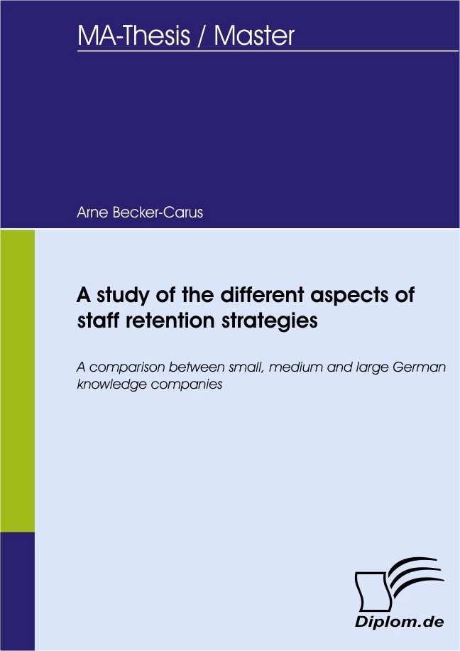 Titel: A study of the different aspects of staff retention strategies