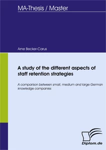 Titel: A study of the different aspects of staff retention strategies