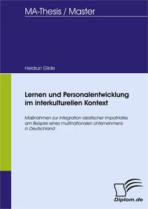 Titel: Lernen und Personalentwicklung im interkulturellen Kontext